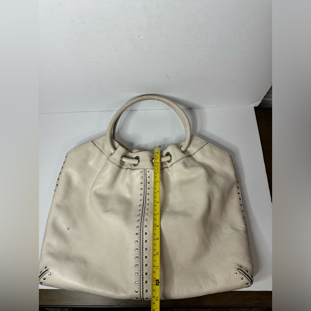 Michael Kors Astor Large Vanilla Leather Tote Bag - Picture 12 of 15